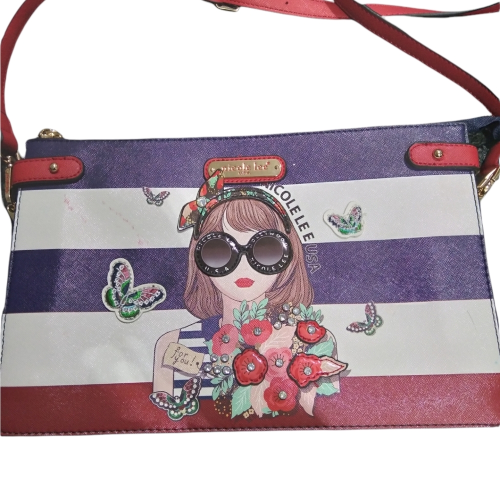 Nicole lee Judith loves flowers wristlet